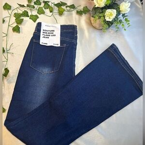 KENDALL & KYLIE, KOUTURE MID-RISE, FLARE LEG, JEAN